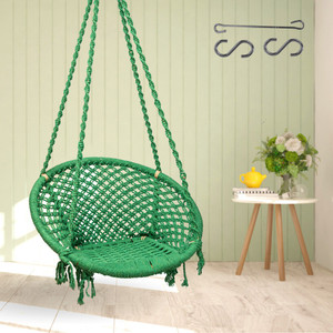 curio centre round swing chair with accessories cotton hammock