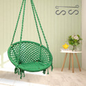 Curio Centre Round Swing Chair with Accessories Cotton Hammock