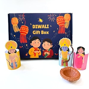 the curious bees - diwali gift box  4 activities included  gift hampers for kids  fun amp learning activity kit