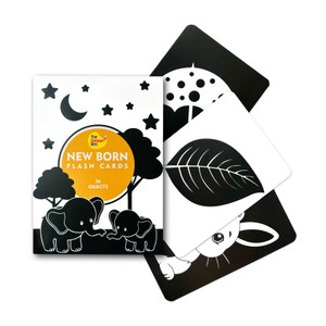 the curious bees high contrast flash cards for new born children36 objects