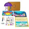 The Curious Bees - Ocean Themed Crafting Activity Box | Age Group: 2-8 Years | Fun Crafting Kit for Kids