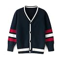 Curipeer Boy Knit Cardigan Sweater School Uniform