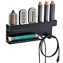 Curling Iron Holder Wall Mounted, Hair Tool Organizer, Hair Straighteners Holder Styler Accessories Metal, Hairdryer Holder for Bathroom, Flat Iron Holder for Vanity Bedroom Bathroom Barber Shops