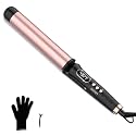 Curling Wand 1 1/2 Inch,Big Wand Curling Iron 1.5 inch Professional for Beach Wave,Clamp Free Curling Wand for Quick Styling.
