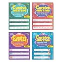 Cursive Writing Journey Books For Kids (Set of 4 Books) | Improve Small & Capital A to Z, Joining Letters, Words, & Sentences | Easy Beginner to Confident Level Fluent Handwriting Practice Books