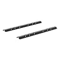 CURT 16104 Industry-Standard 5th Wheel Hitch Rails, Gloss Black, 25,000 Pounds