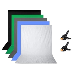 curtain 8x12 8x12ft curtains pack of 5 pcs whitebluegraygreenblack clip-2