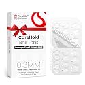 Curvlife CareHold Strong Hold Nail Adhesive Tabs for Valentine Press On Nails – 10 Sheets 240pcs 12 Sizes, 0.3mm Ultra Thin Waterproof Breathable Nail Glue Stickers, Daily Wear and Gentle Removal