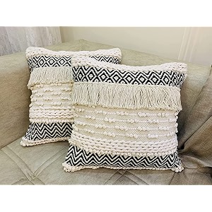 Cushion - Boho Handloom Cotton Cushion Cover