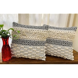 Cushion - Boho Handloom Cotton Throw Cushion