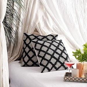 Cushion - Boho Handloom Cotton Throw Cushion