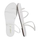 CUSHIONAIRE Chai Strappy Flip Flops for Women, Comfortable Casual Women Sandals with Memory Foam