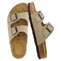 CUSHIONAIRE Lane Cork Slide Women's Sandals, Comfortable Sandals for Women