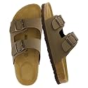 CUSHIONAIRE Lane Cork Slide Women's Sandals, Comfortable Sandals for Women