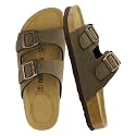 CUSHIONAIRE Lane Cork Slide Women's Sandals, Comfortable Sandals for Women