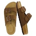 CUSHIONAIRE Lane Cork Slide Women's Sandals, Comfortable Sandals for Women