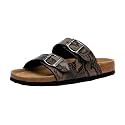 CUSHIONAIRE Lane Cork Slide Women's Sandals, Comfortable Sandals for Women