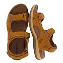 CUSHIONAIRE Pace Comfortable Walking Sandals for Women with Arch Support and Adjustable Straps