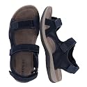 CUSHIONAIRE Pace Comfortable Walking Sandals for Women with Arch Support and Adjustable Straps