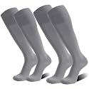 Cushioned Knee High Soccer Softball Socks 2 Pairs Youth Adult
