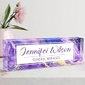 Custom Acrylic Name Plate for Office, Personalized Desk Decor for Women &amp; Men, Employee Appreciation Gifts for Boss, Manager, Teacher, Nurse