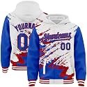 Custom Baseball Team Hooded Jacket Personalized Novelty Varsity Jackets Bomber Jerseys for Men Women Boys Girls