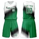Custom Basketball Jersey Suit Men Women Youth Kids Kit Personized Name Number Jersey/Shorts Uniform Boys Girls Fans Gift