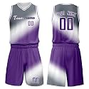 Custom Basketball Jersey Suit Men Women Youth Kids Kit Personized Name Number Jersey/Shorts Uniform Boys Girls Fans Gift