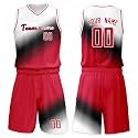 Custom Basketball Jersey Suit Men Women Youth Kids Kit Personized Name Number Jersey/Shorts Uniform Boys Girls Fans Gift