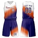 Custom Basketball Jersey Suit Men Women Youth Kids Kit Personized Name Number Jersey/Shorts Uniform Boys Girls Fans Gift