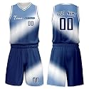 Custom Basketball Jersey Suit Men Women Youth Kids Kit Personized Name Number Jersey/Shorts Uniform Boys Girls Fans Gift