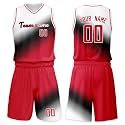 Custom Basketball Jersey Suit Men Women Youth Kids Kit Personized Name Number Jersey/Shorts Uniform Boys Girls Fans Gift