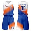Custom Basketball Jersey Suit Men Women Youth Kids Kit Personized Name Number Jersey/Shorts Uniform Boys Girls Fans Gift