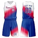 Custom Basketball Jersey Suit Men Women Youth Kids Kit Personized Name Number Jersey/Shorts Uniform Boys Girls Fans Gift