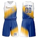 Custom Basketball Jersey Suit Men Women Youth Kids Kit Personized Name Number Jersey/Shorts Uniform Boys Girls Fans Gift