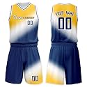 Custom Basketball Jersey Suit Men Women Youth Kids Kit Personized Name Number Jersey/Shorts Uniform Boys Girls Fans Gift