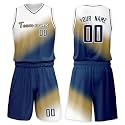 Custom Basketball Jersey Suit Men Women Youth Kids Kit Personized Name Number Jersey/Shorts Uniform Boys Girls Fans Gift