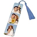 Custom Bookmark, Personalized Photo Metal Book Marks with Tassel