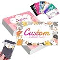 Custom Business Cards, Personalized Card with Logo, Text, Name