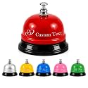 Custom Call Bell Personalized Service Desk Bell with Name Icon for Teacher