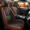 Custom Car Seat Covers for Toyota Prius 2001-2026,Easy install,Black Brown