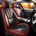 Custom Car Seat Covers for Toyota Prius 2001-2026,Easy install,Black Red