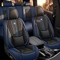 Custom Car Seat Covers for Toyota Prius 2001-2026,Easy install,Black Blue