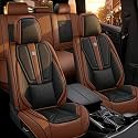 Custom Car Seat Covers for Toyota Prius 2001-2026,Easy install,Black Brown