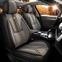 Custom Car Seat Covers for Toyota Prius 2001-2026,Easy install,Black Gray