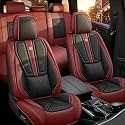 Custom Car Seat Covers for Toyota Prius 2001-2026,Easy install,Black Red