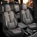 Custom Car Seat Covers for Toyota Prius 2001-2026,Easy install,Black Gray