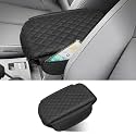 Custom for Center Console Cover 2026 2025 Forester Armrest Cover Accessories PU Leather Armrest Seat Box Cover Protector with Pockets Storage Bag