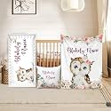 Custom Crib Bedding Set for Girls Boys Gifts Owl Design Color12