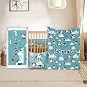 Custom Crib Bedding Set for Boys Girls Gifts Penguin Design Color15